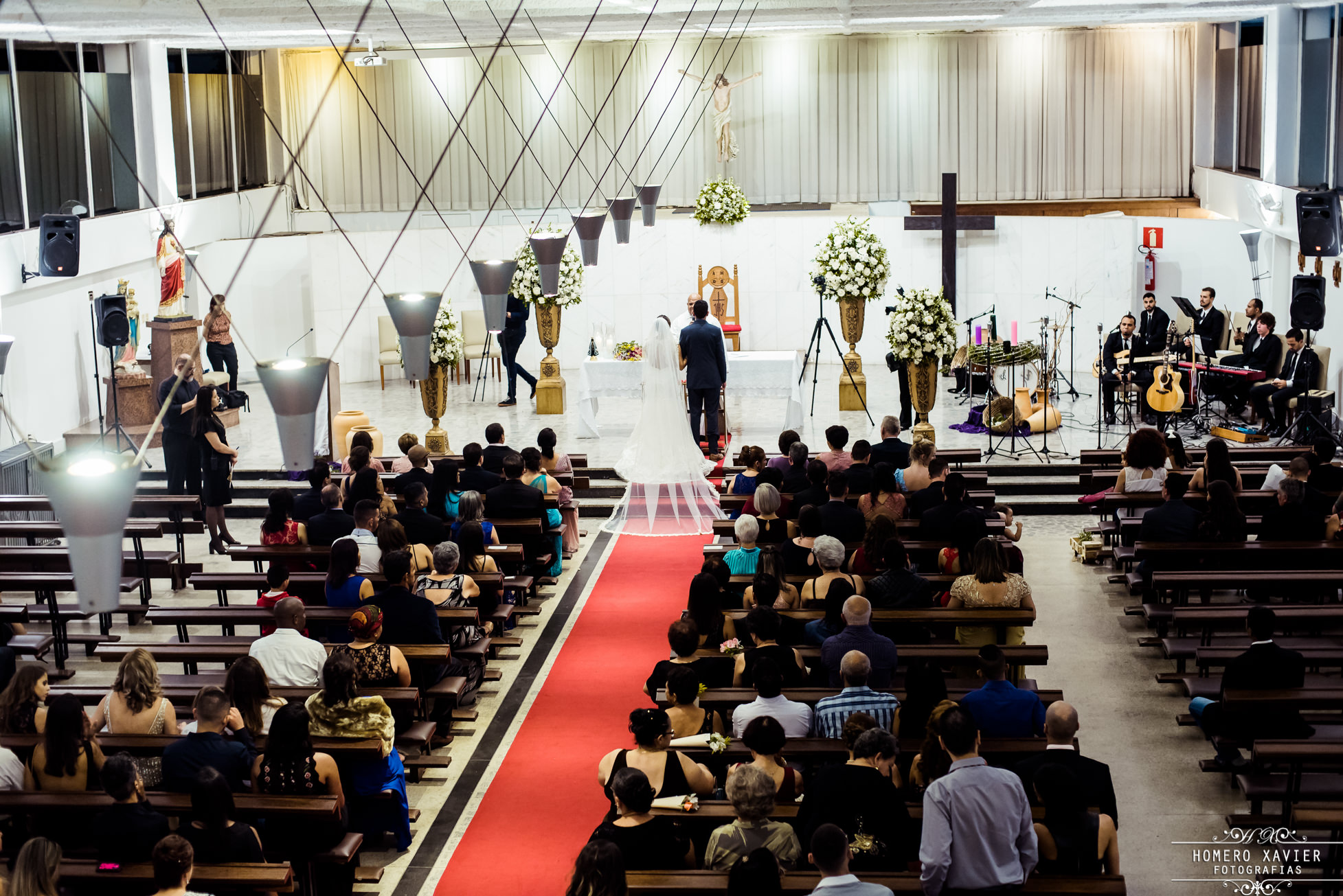 foto casamento Igreja Santo Inacio Loyola em BH
