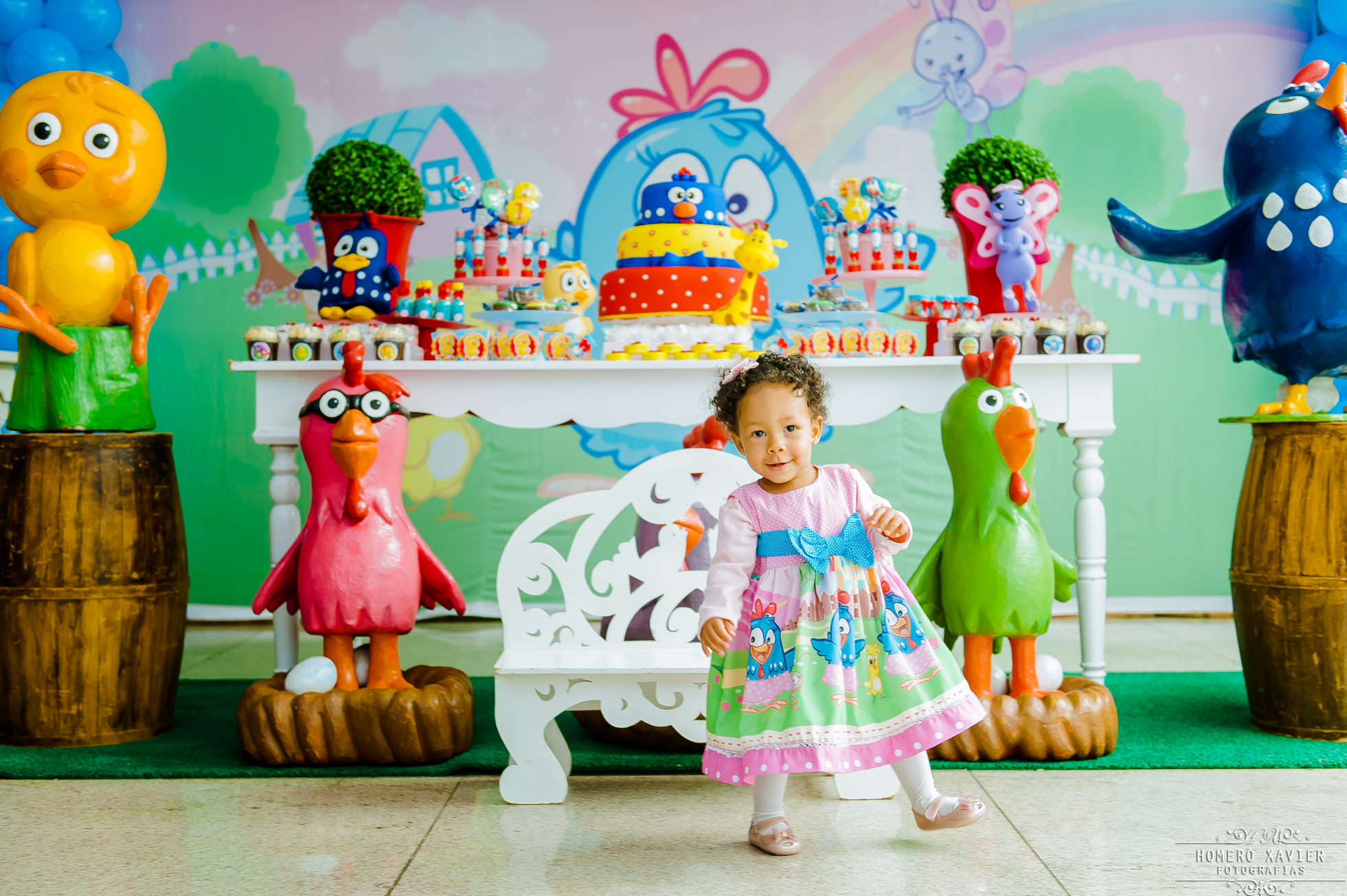 foto festa infantil galinha pintadinha Villa encantada BH