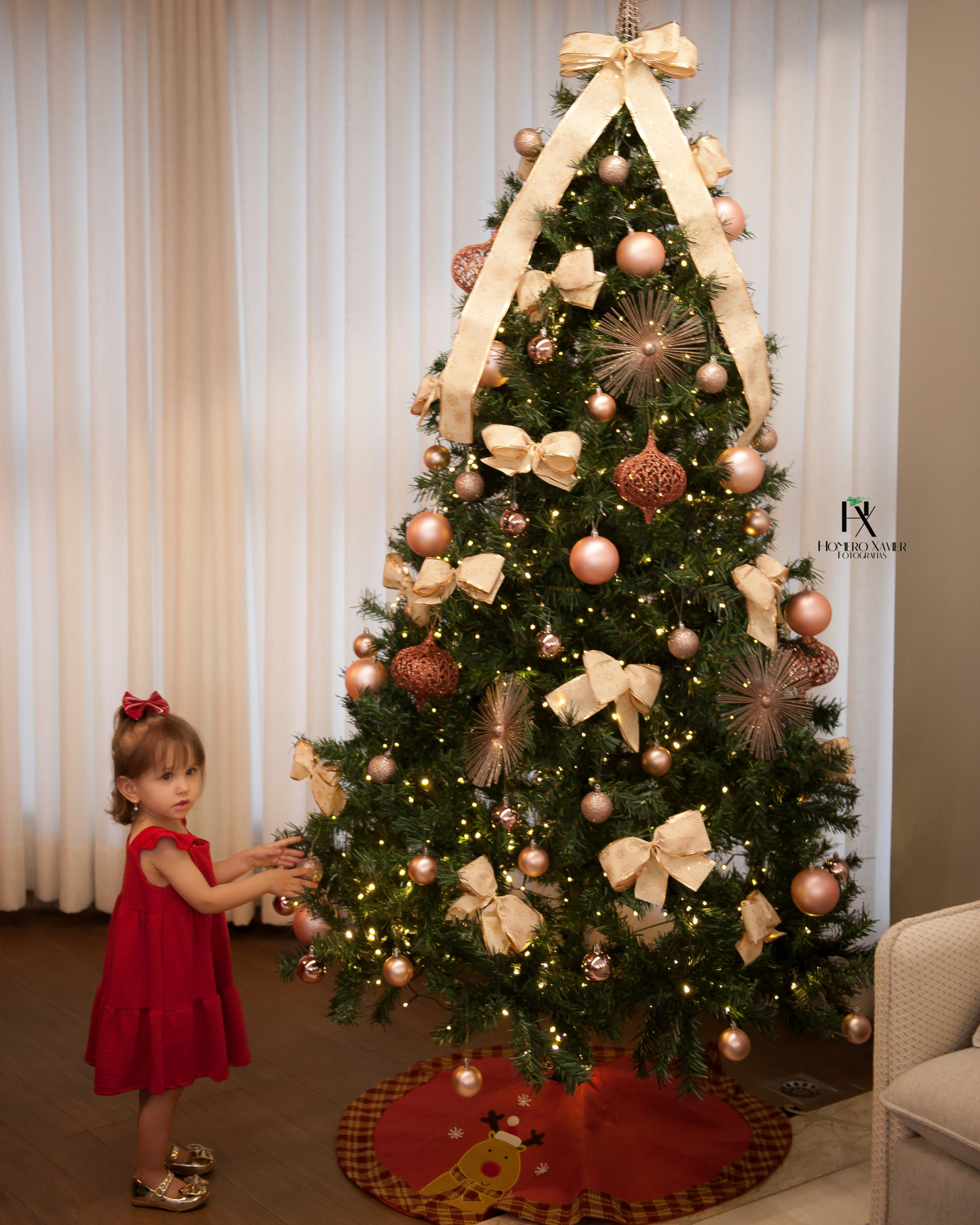 Ensaio lifestyle de natal em casa - Laura e família